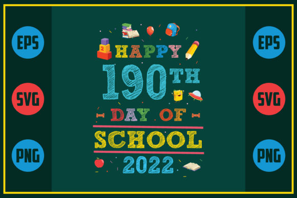 Celebrating 190 Days of School with a Unique Embroidery Design