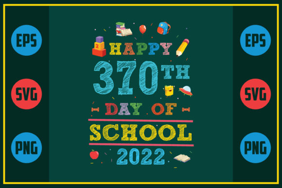 Celebrating 370 Days of School with a Unique Embroidery